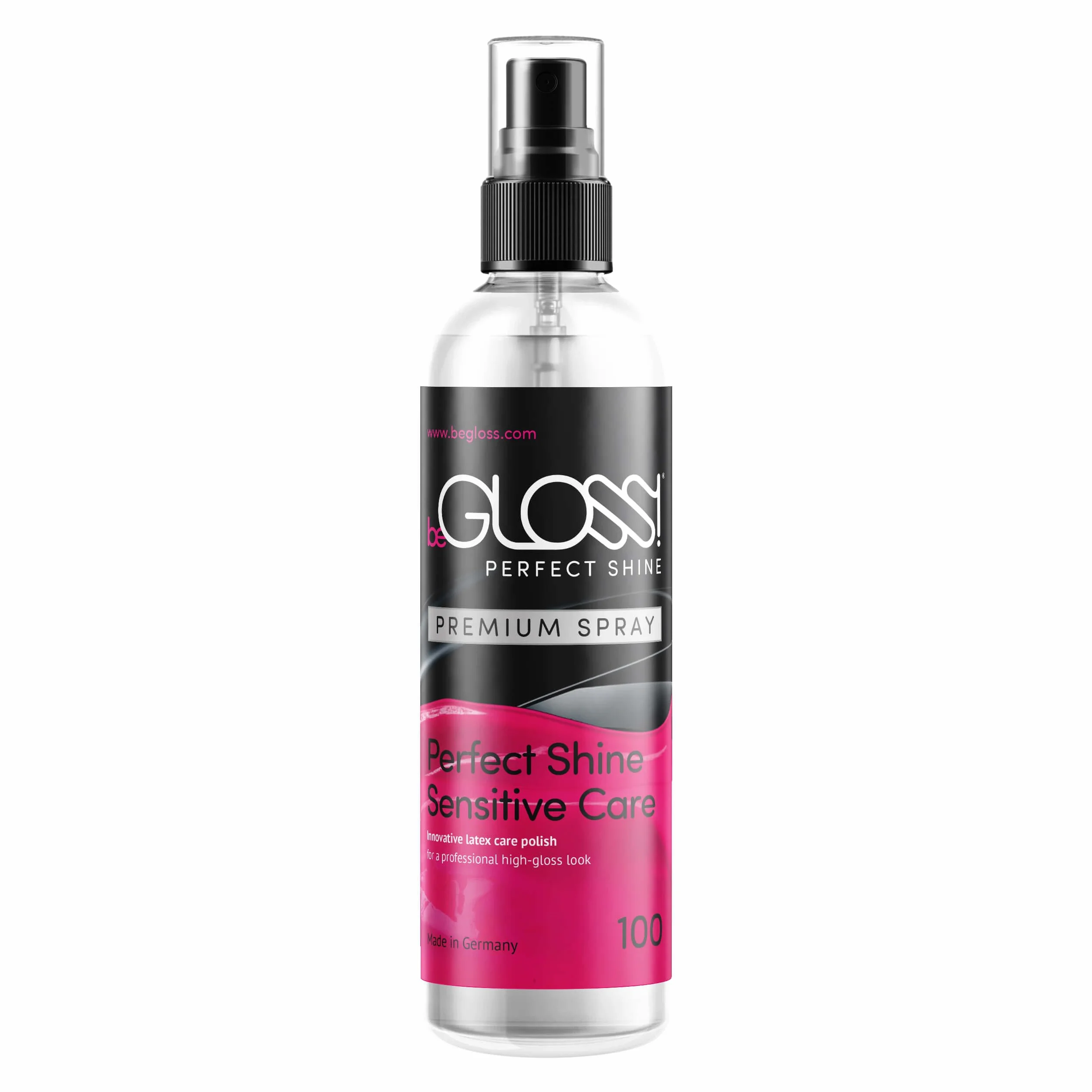 Latexpolitur Perfect Shine Premium Spray - Detergente especial de látex para lavado especial, paño de látex para limpiar