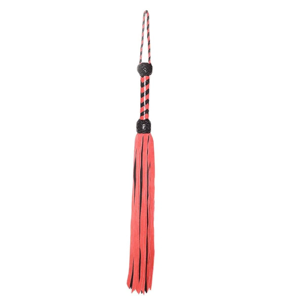 Prowler RED The 33" Black & Red Flogger - Diseño elegante para azotes sensuales y juegos de impacto