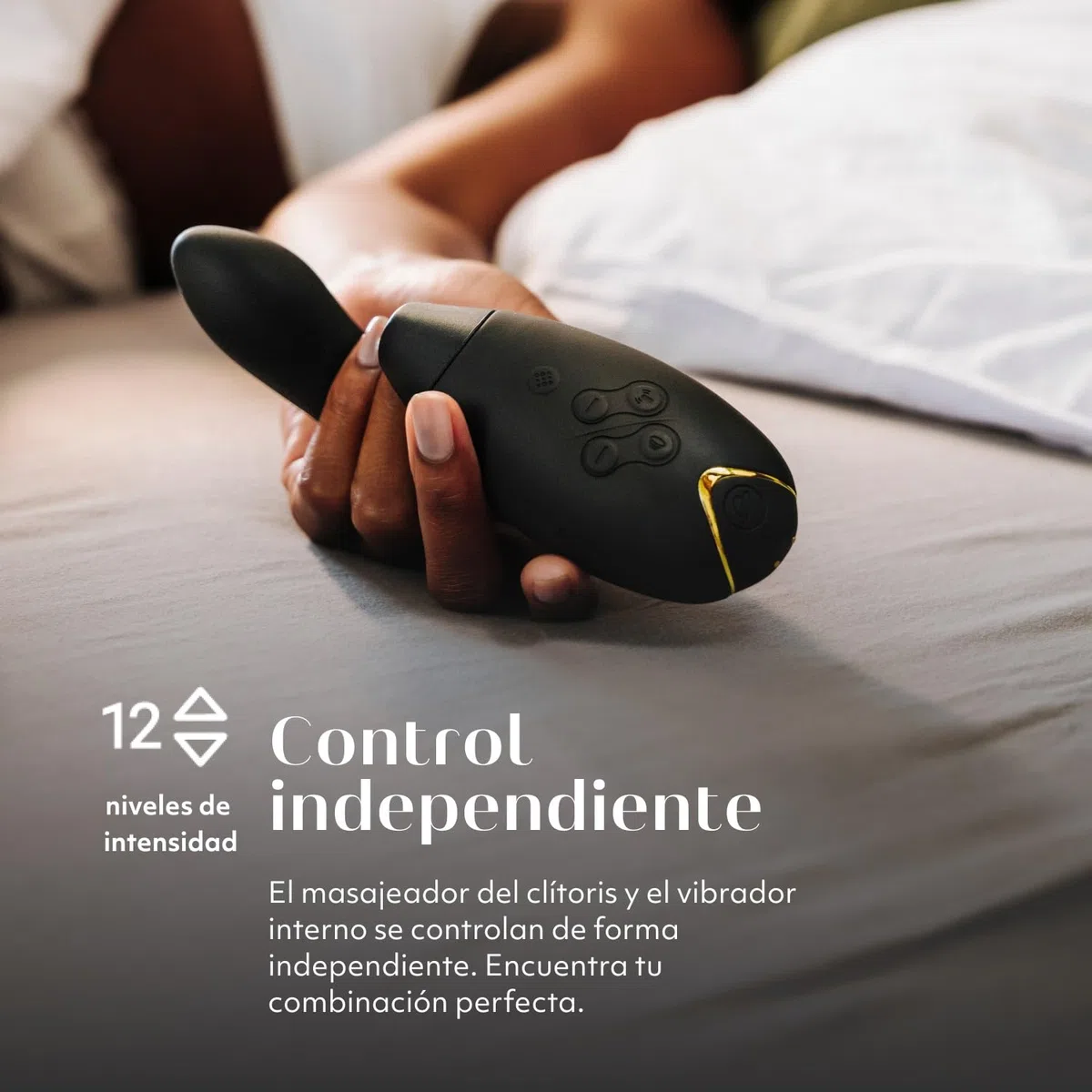 Womanizer InsideOut Vibrador & succionador de clítoris femenino | Juguetes eróticos para pareja sexuales | Estimulación del clítoris y el punto G | 12 niveles de intensidad