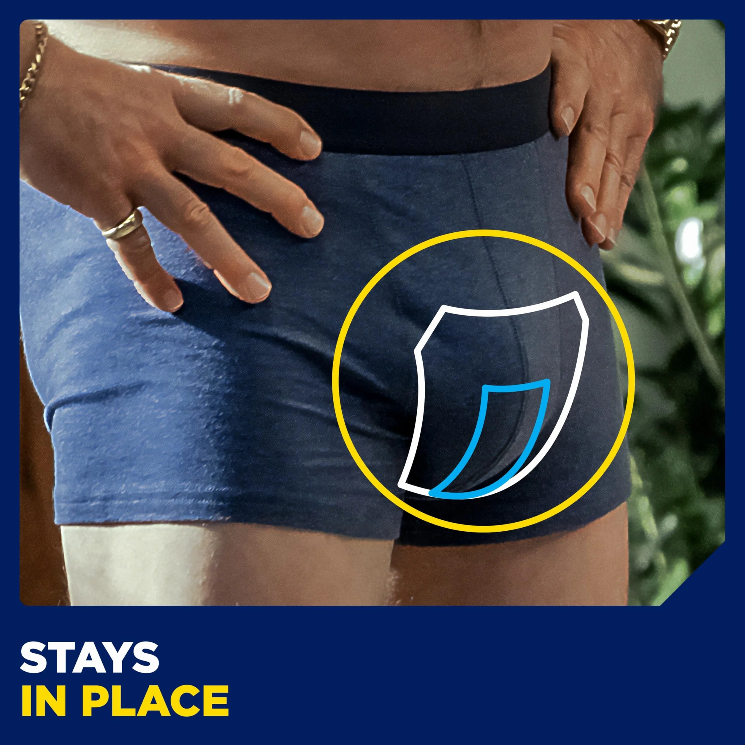Tena Protector absorbente Active Fit para hombre, nivel 3, 6 paquetes de 16 (96 unidades)