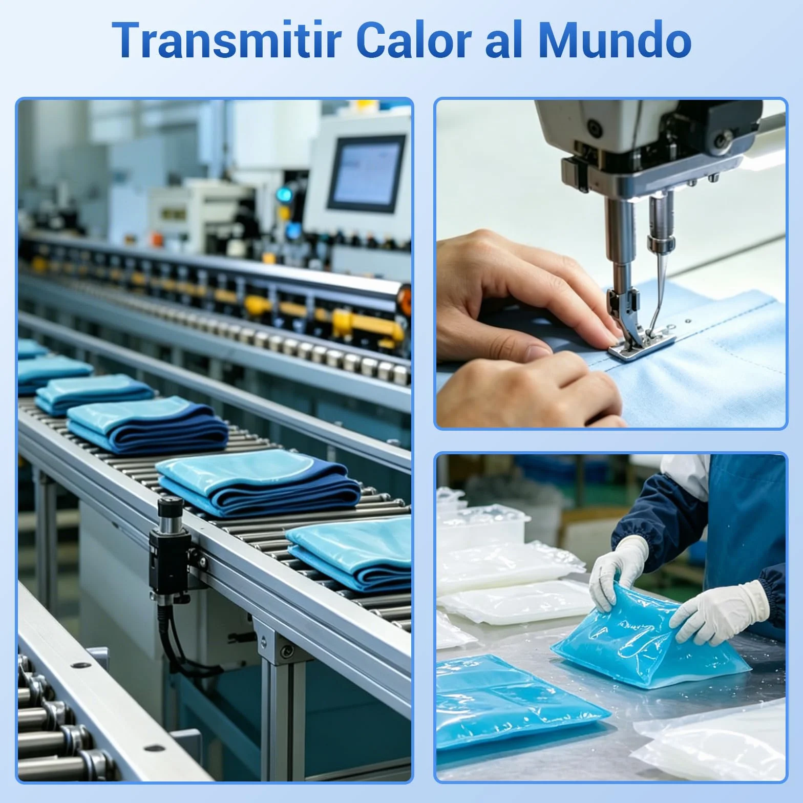 Comfytemp Bolsas de Hielo para Pantorrillas Reutilizables 30x30cm Terapia Frío Caliente Dolor Tendinitis