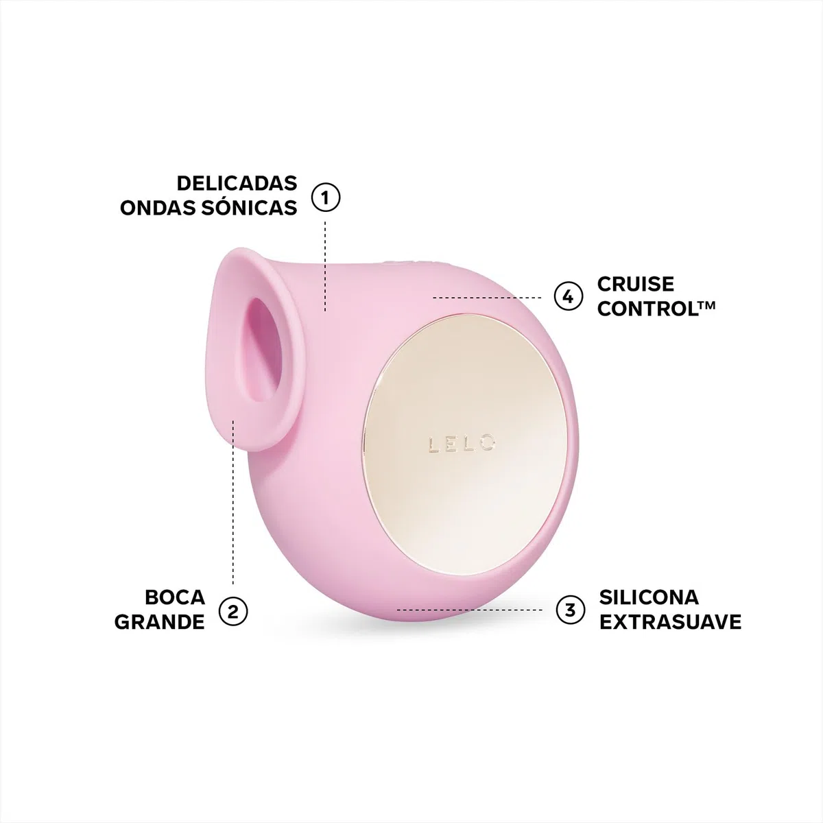 LELO SILA Cruise Estimulador de clítoris, con un diseño resistente al agua, 8 modos de vibración y la tecnología exclusiva Cruise Control para ofrecerte un placer sin límites (Pink)